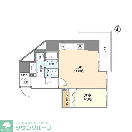 OPEN BLOOM SUMIDA YAHIROの物件間取画像